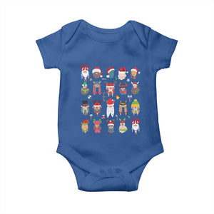 Funny Christmas Viking Baby Onesie Nordic Cute Viking Warriors TS11 Royal Blue Print Your Wear