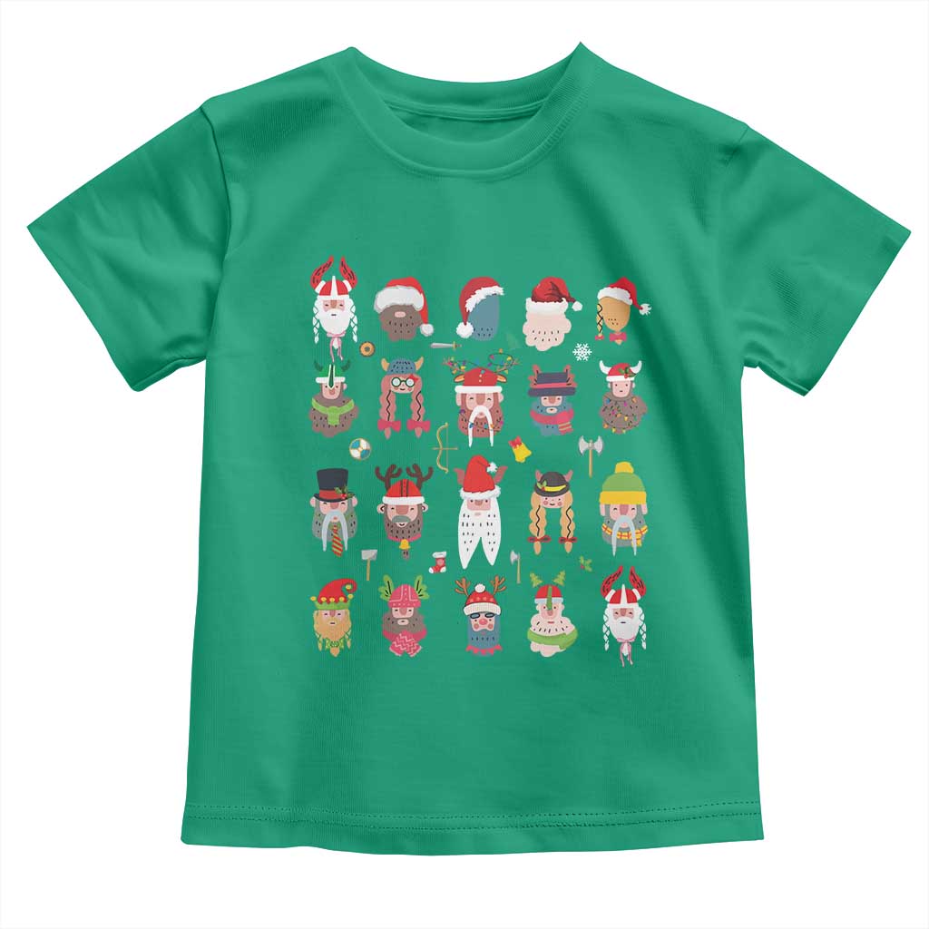 Funny Christmas Viking Baby Shirt Nordic Cute Viking Warriors TS11 Irish Green Print Your Wear