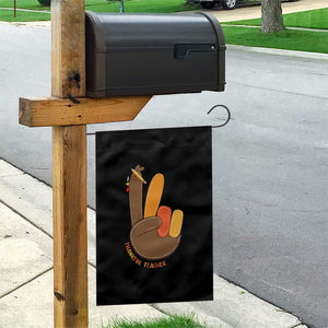 Funny Thanksgiving Teacher Garden Flag Thankful Teacher Turkey Pencil TS11 Print Your Wear