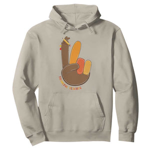 Funny Thanksgiving Teacher Hoodie Thankful Teacher Turkey Pencil TS11 Sand Print Your Wear