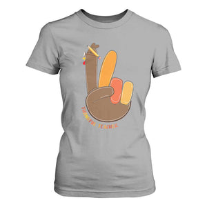 Funny Thanksgiving Teacher T Shirt For Women Thankful Teacher Turkey Pencil TS11 Sport Gray Print Your Wear