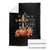Thanksgiving Christ Throw Blanket Give Thanks To The Lord Psalm 136:1 Pumpkin Cross TS11 Black Print Your Wear