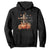 Thanksgiving Christ Hoodie Give Thanks To The Lord Psalm 136:1 Pumpkin Cross TS11 Black Print Your Wear