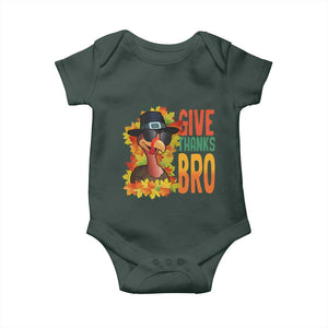 Funny Thanksgiving Turkey Baby Onesie Give Thanks Bro Fall Season TS11 Print Your Wear