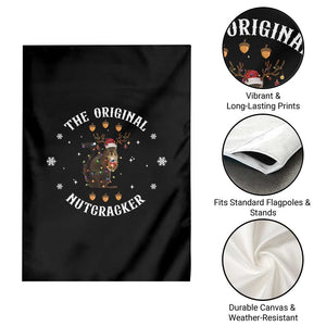 Funny Christmas Squirrel Garden Flag The Original Nutcracker Snowflake Xmas Neon Light TS11 Print Your Wear