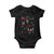 Funny Fa La La 8 Christmas Carol Song Baby Onesie Holiday Mistletoe TS11 Black Print Your Wear