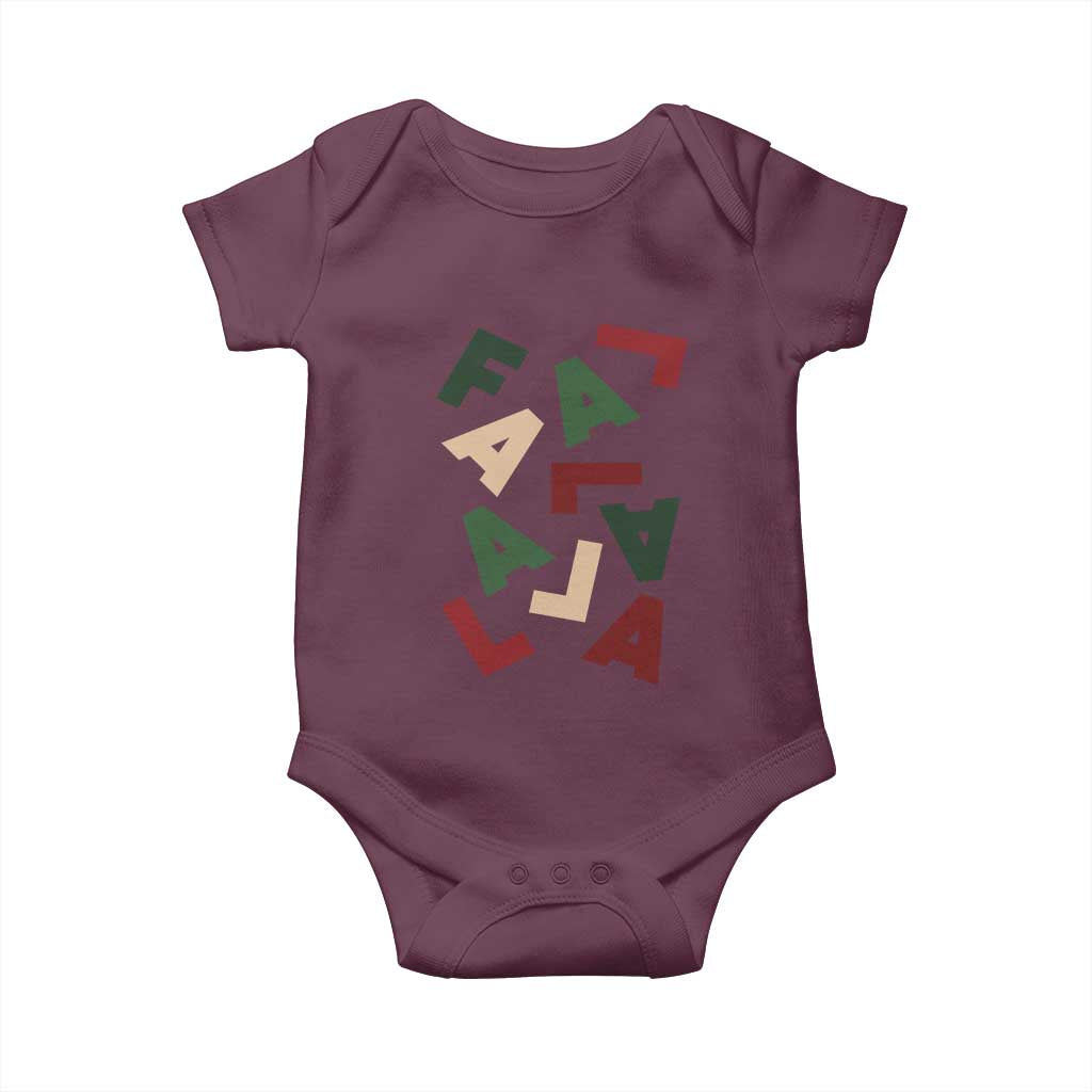 Funny Fa La La 8 Christmas Carol Holiday Baby Onesie TS11 Maroon Print Your Wear