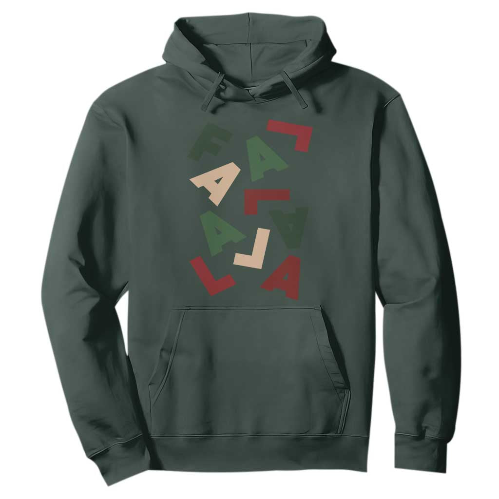 Funny Fa La La 8 Christmas Carol Holiday Hoodie TS11 Dark Forest Green Print Your Wear