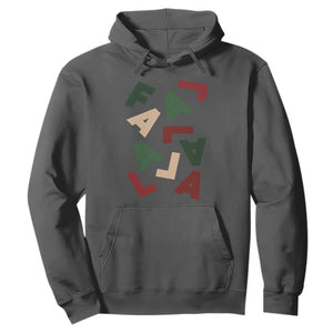 Funny Fa La La 8 Christmas Carol Holiday Hoodie TS11 Dark Heather Print Your Wear
