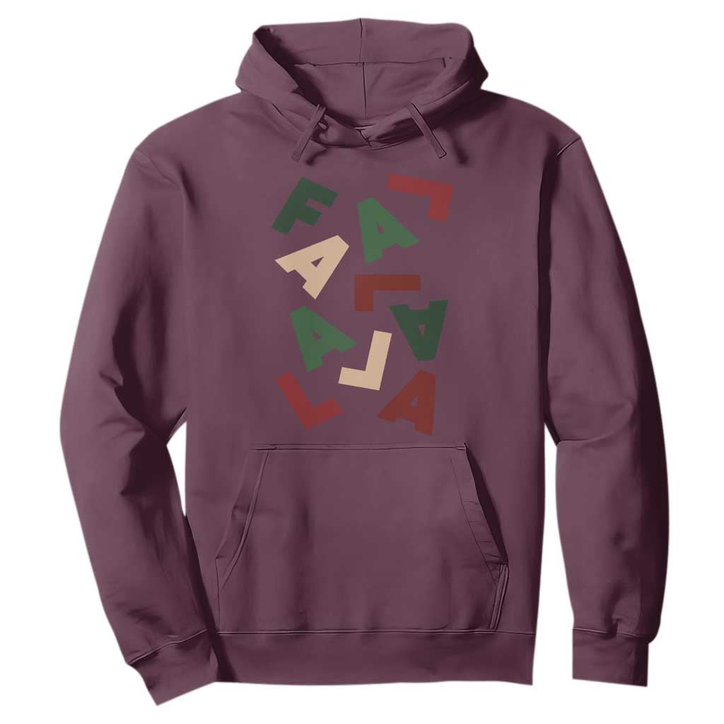 Funny Fa La La 8 Christmas Carol Holiday Hoodie TS11 Maroon Print Your Wear