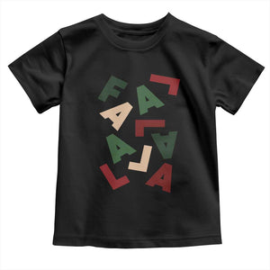 Funny Fa La La 8 Christmas Carol Holiday Toddler T Shirt TS11 Black Print Your Wear