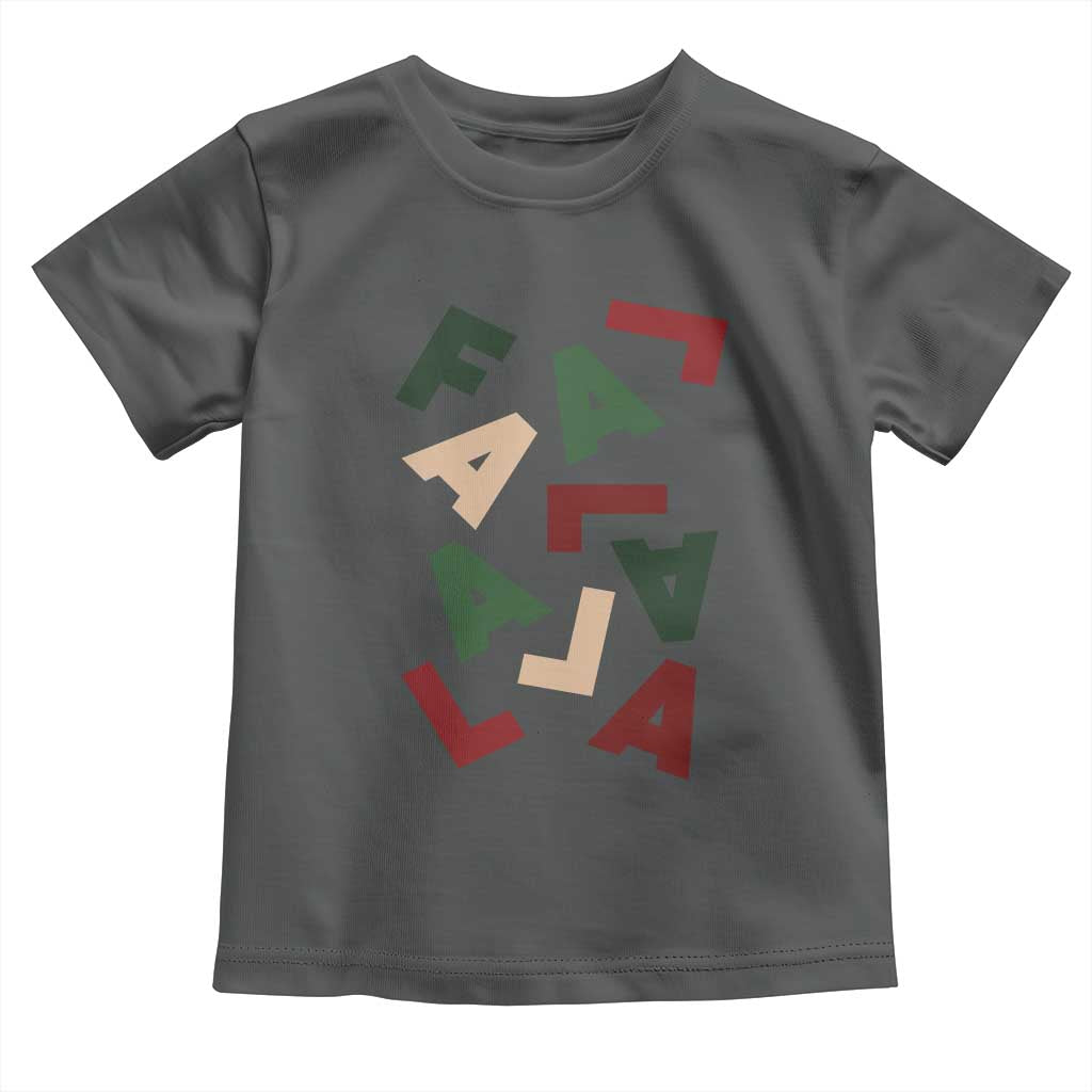 Funny Fa La La 8 Christmas Carol Holiday Toddler T Shirt TS11 Dark Heather Print Your Wear