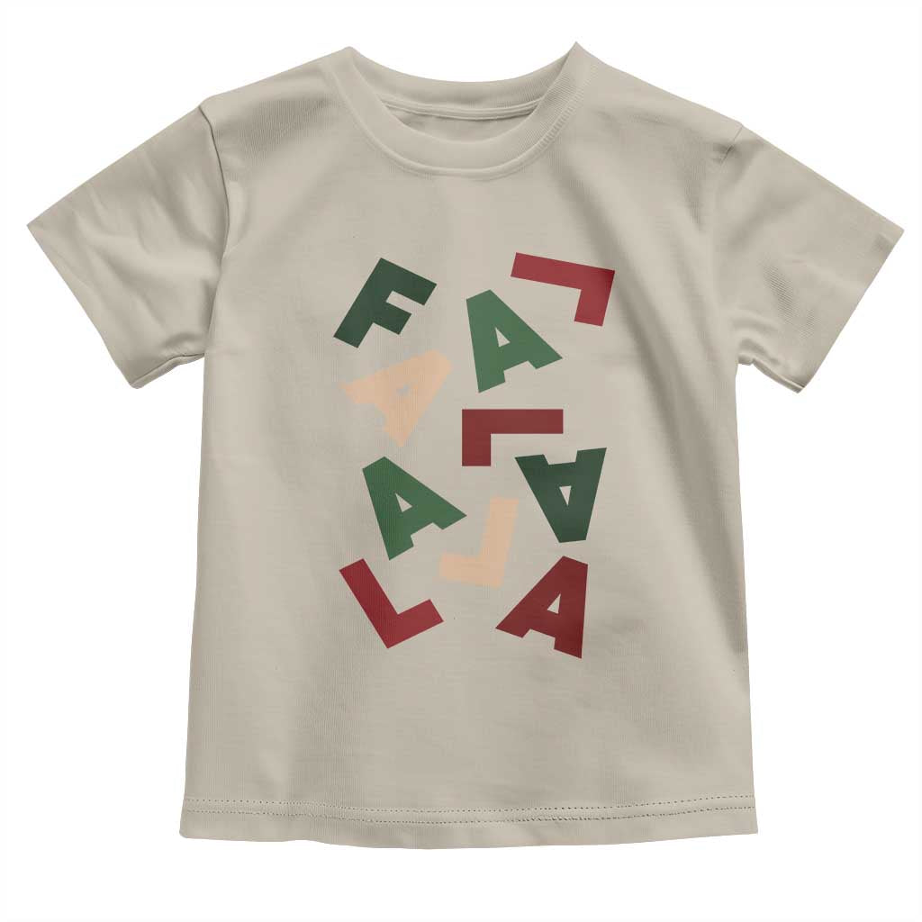 Funny Fa La La 8 Christmas Carol Holiday Toddler T Shirt TS11 Sand Print Your Wear