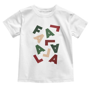 Funny Fa La La 8 Christmas Carol Holiday Toddler T Shirt TS11 White Print Your Wear