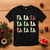 Funny Fa La La 8 Christmas Carol Song Holiday T Shirt TS11 Black Print Your Wear