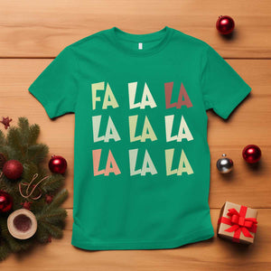 Funny Fa La La 8 Christmas Carol Song Holiday T Shirt TS11 Irish Green Print Your Wear