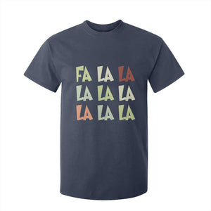 Funny Fa La La 8 Christmas Carol Song Holiday T Shirt For Kid TS11 Navy Print Your Wear
