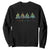 Funny Christmas LGBT Sweatshirt Merry And Pride Rainbow Xmas Tree TS11 Black Print Your Wear