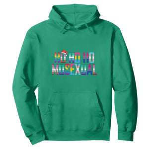 Funny LGBT Christmas Hoodie Ho Ho Ho Mosexual LGBT Flag TS11 Irish Green Print Your Wear