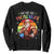 Funny Christmas LGBT Sweatshirt Ho Ho Ho Mosexual Rainbow Santa TS11 Black Print Your Wear