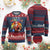Funny Xmas LGBT Ugly Christmas Sweater Ho Ho Ho Mosexual Rainbow Santa TS11 Burgundy Print Your Wear