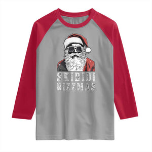 Funny Christmas Santa Raglan Shirt Skibidi Rizzmas Cool Charisma Rizz Santa Claus TS11 Sport Gray Red Print Your Wear