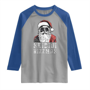 Funny Christmas Santa Raglan Shirt Skibidi Rizzmas Cool Charisma Rizz Santa Claus TS11 Sport Gray Royal Print Your Wear