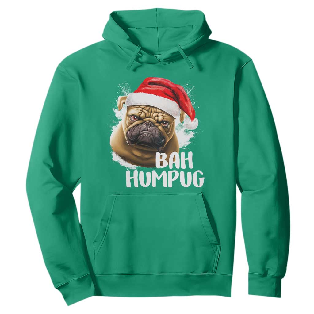 Funny Christmas Pug Dog Hoodie Bah Humpug Humbug Cute Pet TS11 Irish Green Print Your Wear