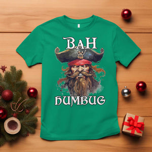 Funny Bah Humbug Christmas Pirate T Shirt TS11 Irish Green Print Your Wear
