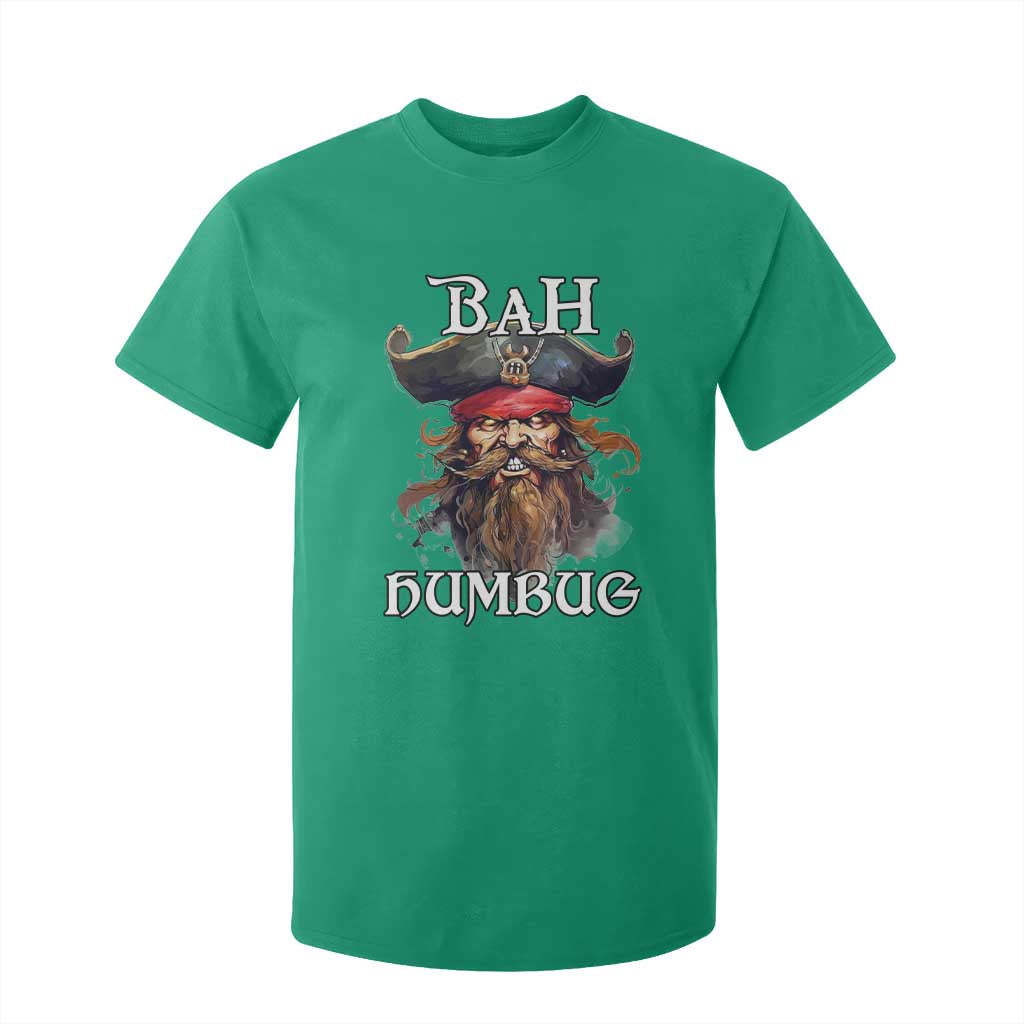 Funny Bah Humbug Christmas Pirate T Shirt For Kid TS11 Irish Green Print Your Wear