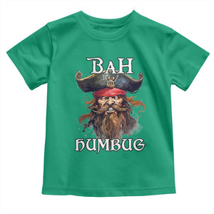 Funny Bah Humbug Christmas Pirate Toddler T Shirt TS11 Irish Green Print Your Wear