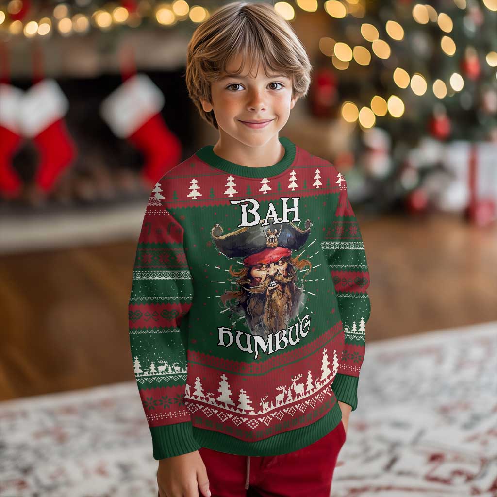 Funny Bah Humbug Xmas Pirate Ugly Christmas Sweater TS11 Christmas Print Your Wear