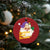 Funny Xmas Retro Cajun Louisiana Santa Christmas Ornament Better Not Boude' New Orleans Saint Symbol TS11 Print Your Wear