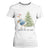 Funny Christmas Ice Skating T Shirt For Women Have An Ice Day Goose Xmas Tree TS11 White Print Your Wear