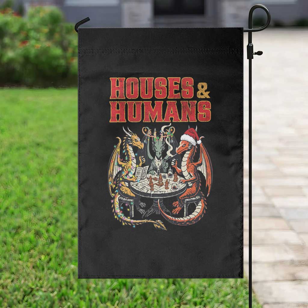 Funny Rpg Christmas Game Garden Flag Houses And Humans Tabletop Game Xmas Dragon TS11 Print Your Wear