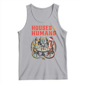 Funny Rpg Christmas Game Tank Top Houses And Humans Tabletop Game Xmas Dragon - Print Your Wear