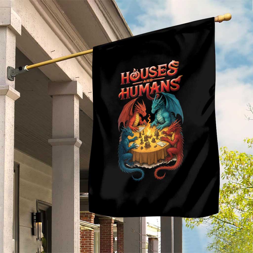 Gaming Houses and Humans Garden Flag Funny Rpg Parody Gamer TS11 Print Your Wear