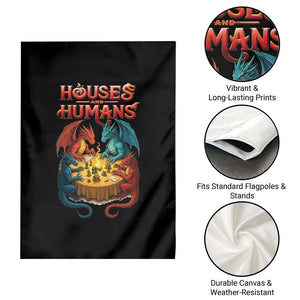 Gaming Houses and Humans Garden Flag Funny Rpg Parody Gamer TS11 Print Your Wear