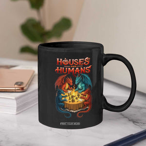 Gaming Houses and Humans Coffee Mug Funny Rpg Parody Gamer TS11 Print Your Wear