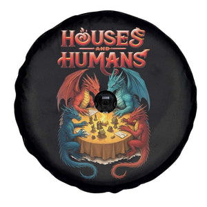 Gaming Houses and Humans Spare Tire Cover Funny Rpg Parody Gamer TS11 Print Your Wear