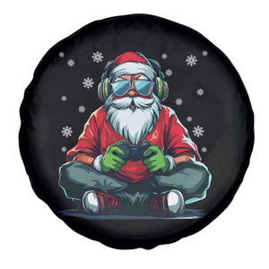 Funny Christmas Gamer Santa Claus Game Controller Spare Tire Cover TS11 Print Your Wear