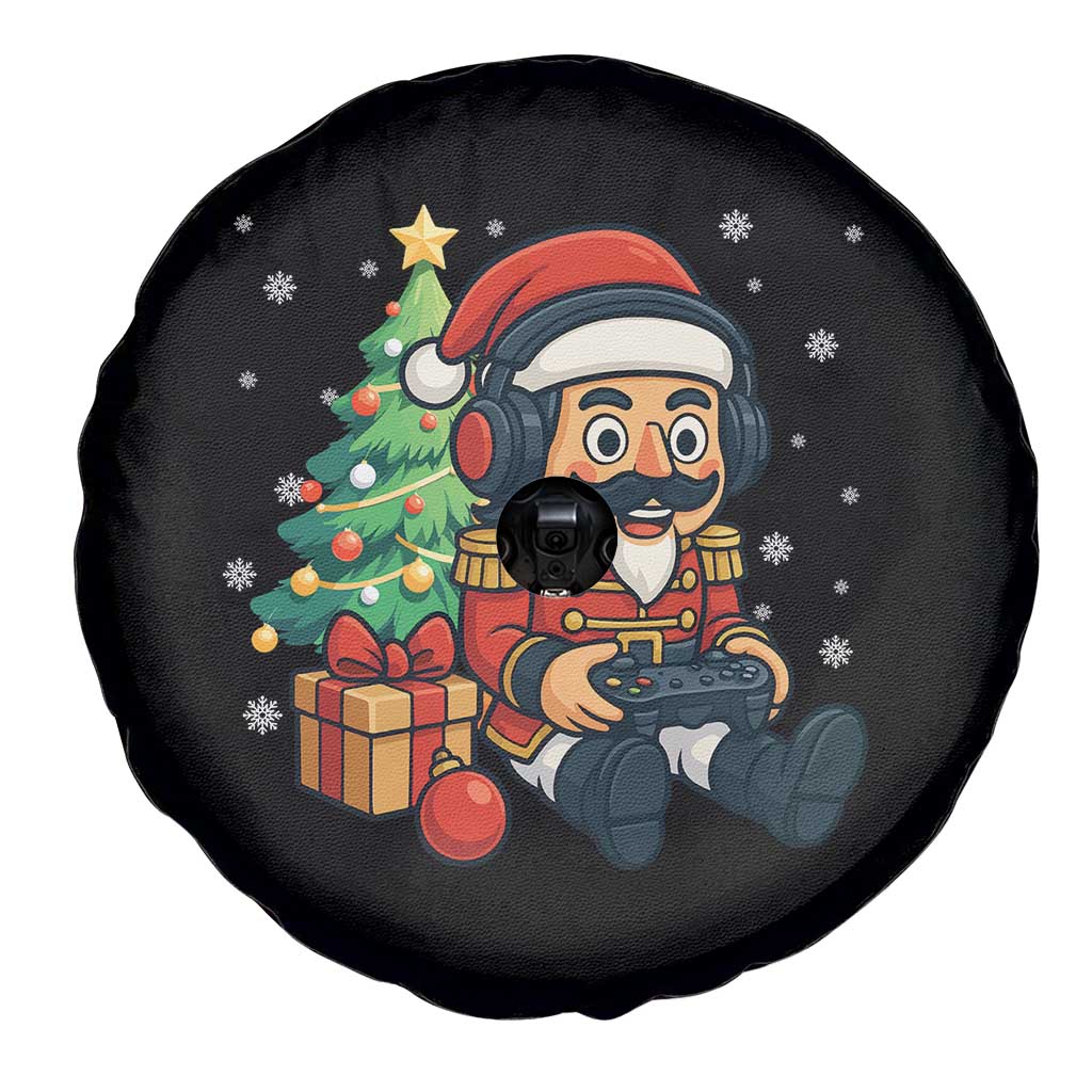 Funny Christmas Video Game Nutcracker Xmas Tree Gamer Spare Tire Cover TS11 Print Your Wear