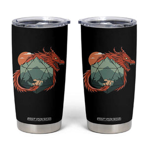 Funny Dragon Tabletop RPG Dice Game Tumbler Cup TS11 Black Print Your Wear