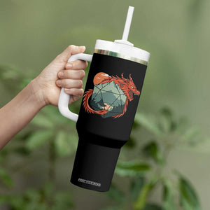 Funny Dragon Tabletop RPG Dice Game Tumbler With Handle TS11 Print Your Wear