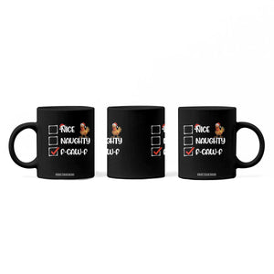 Funny F Caw F Chicken Christmas Coffee Mug Nice Naughty Cartoon Rooster Poultry Animal TS11 Print Your Wear