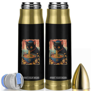 Cat Ramen Hanukkah Bullet Tumbler Japanese Kawaii Anime Chanukah Cat TS11 Black Print Your Wear