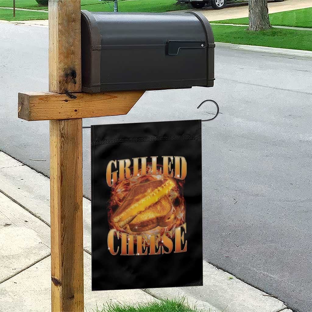 Grilled Cheese Garden Flag Food Lover Funny Gag Weird Meme 90s TS11 Print Your Wear