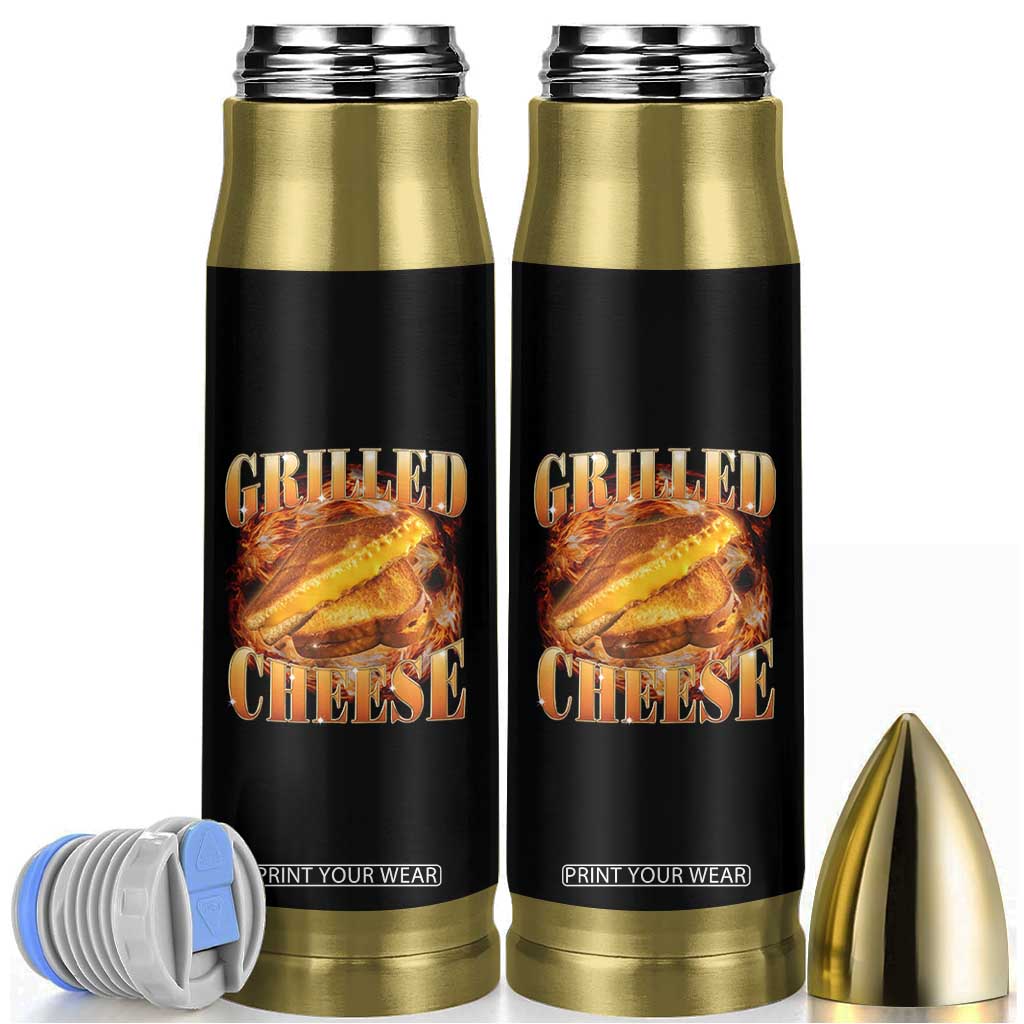 Grilled Cheese Bullet Tumbler Food Lover Funny Gag Weird Meme 90s TS11 Black Print Your Wear