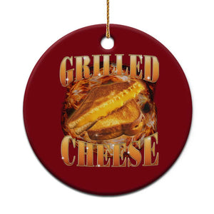 Grilled Cheese Ceramic Ornament Food Lover Funny Gag Weird Meme 90s TS11 1pc Red Print Your Wear
