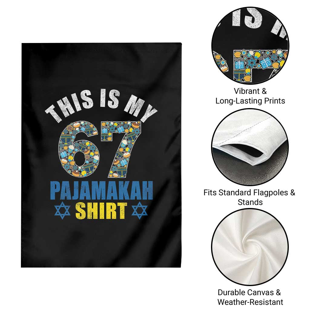 Funny 67 Hanukkah Garden Flag This Is My 67 Pajamakah Gift TS11 Print Your Wear